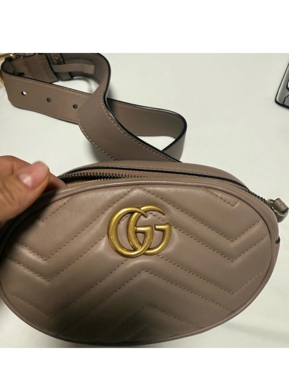 GG Marmont Matelassé Belt Bag - Picture 5 of 8